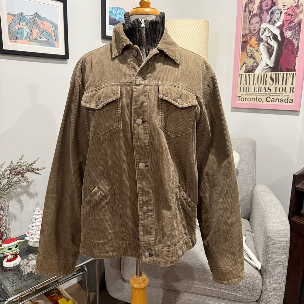 Men's Brown Corduroy Jacket